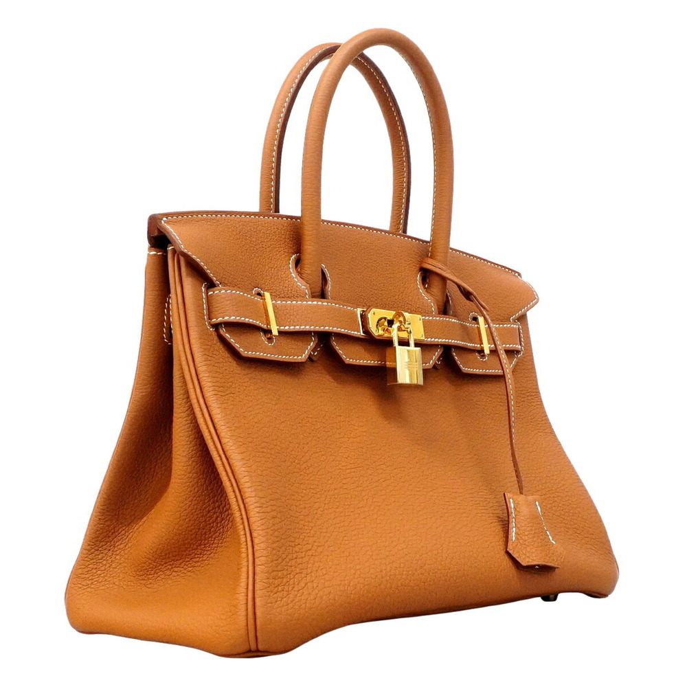 Hermes Birkin 30 Togo Gold Handbag (□R stamp) - Women's - Picture 2 of 8